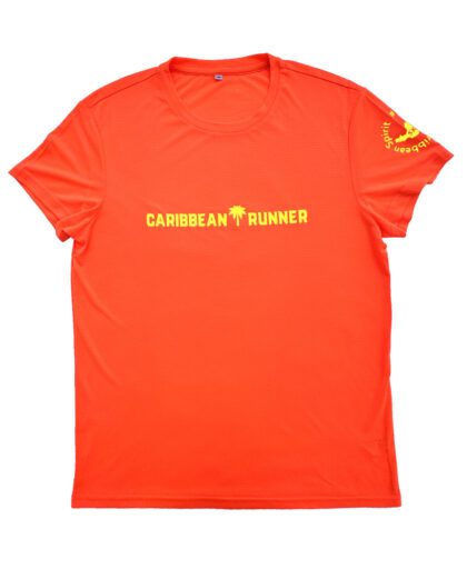 T-shirt Orange Fluo sport