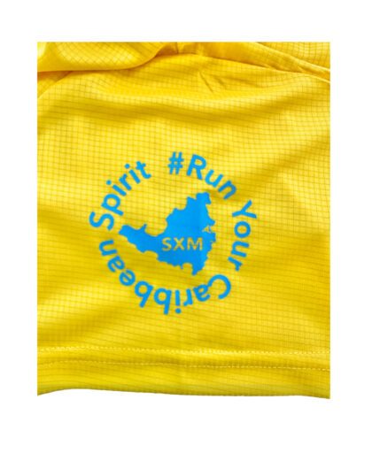 T-shirt jaune technique